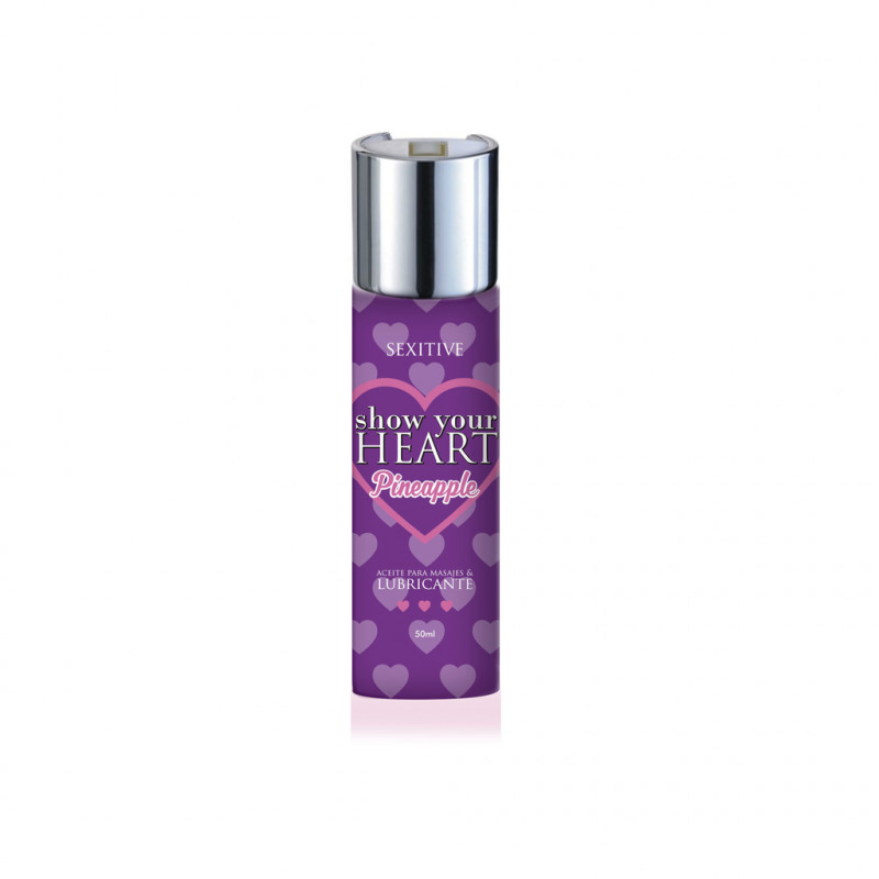 SHOW YOU HEART | PINEAPPLE ACEITE PARA MASAJES Y LUBRICANTE