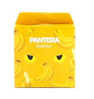 Pantera Banana Preservativos - Caja de 3 unidades