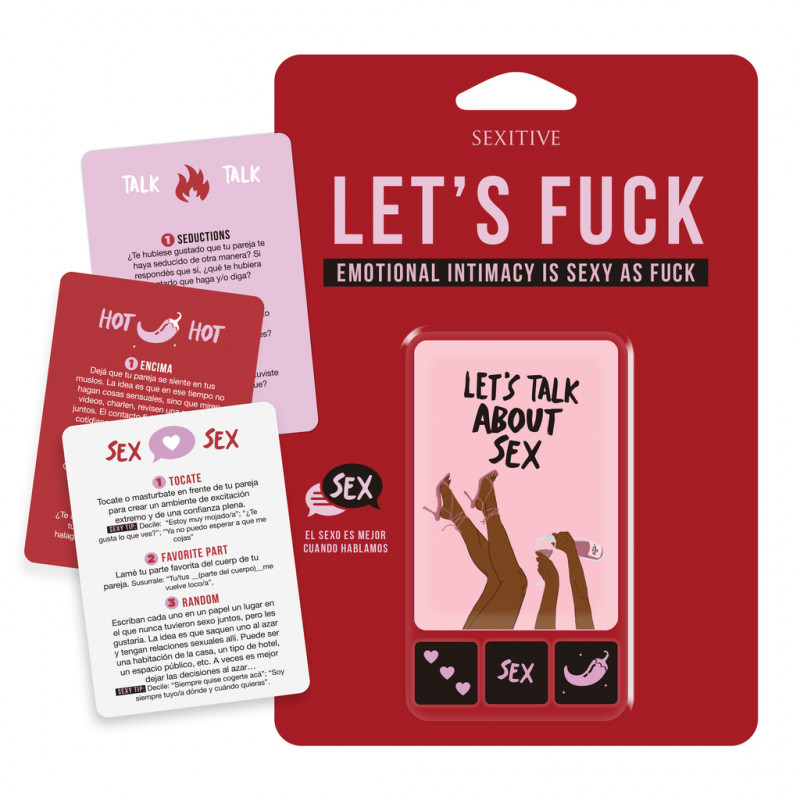 Let’s Fuck, juego de cartas + dados